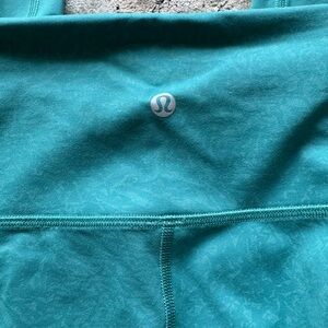 Lululemon Aqua Blue Leggings
